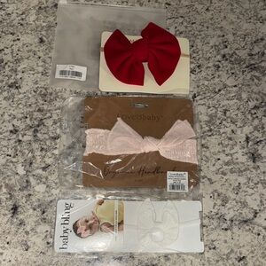 Baby Bow Head Band Set of 3! All NWT!